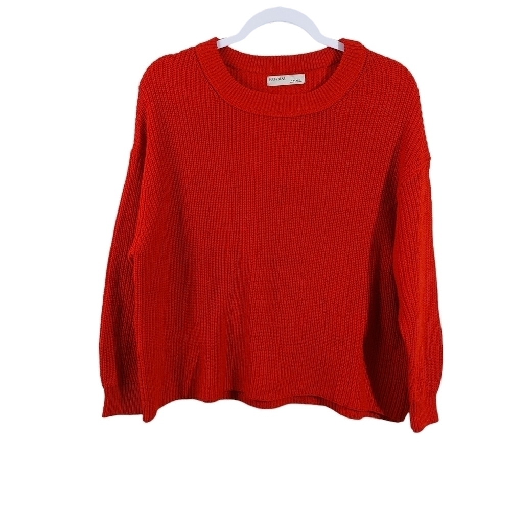 Pull & Bear Ladies Long Sleeve Crew Neck Sweater